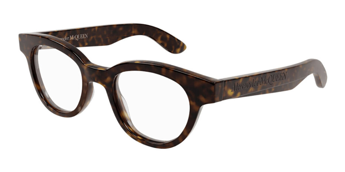 Alexander McQueen AM0384O 002 Armazones Para Hombre Tortoiseshell