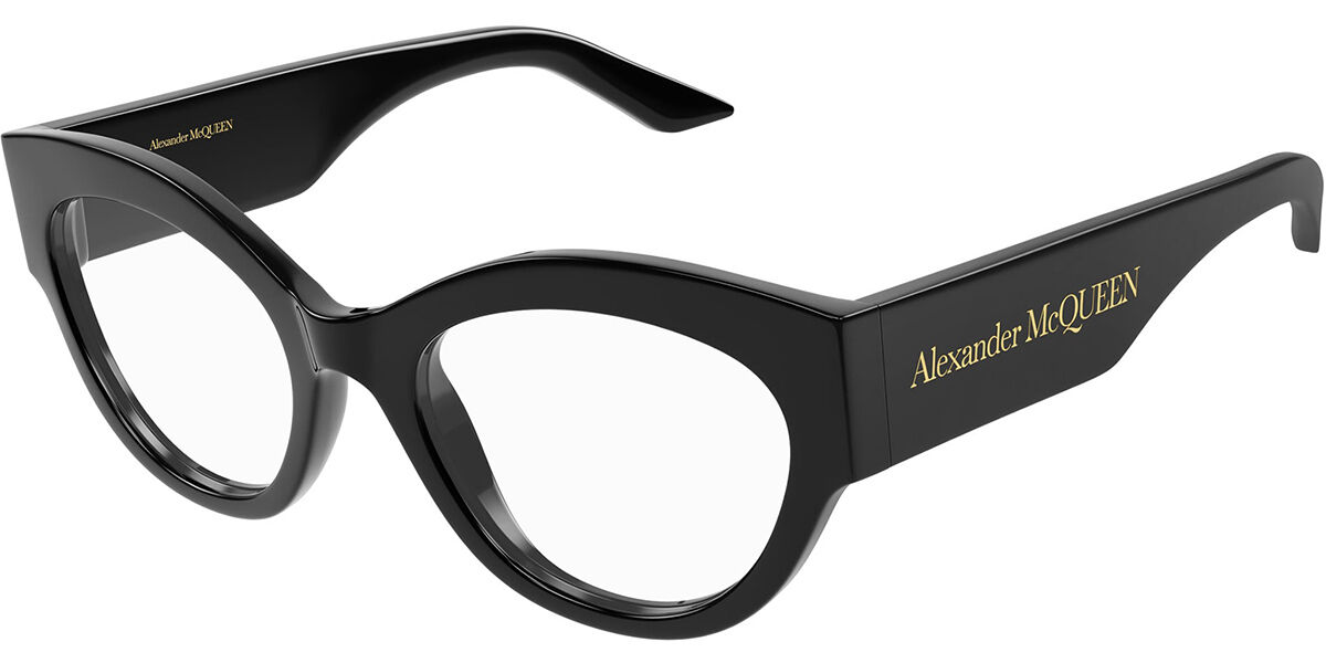Alexander McQueen AM0435O 001 Schwarze Damen Brillen