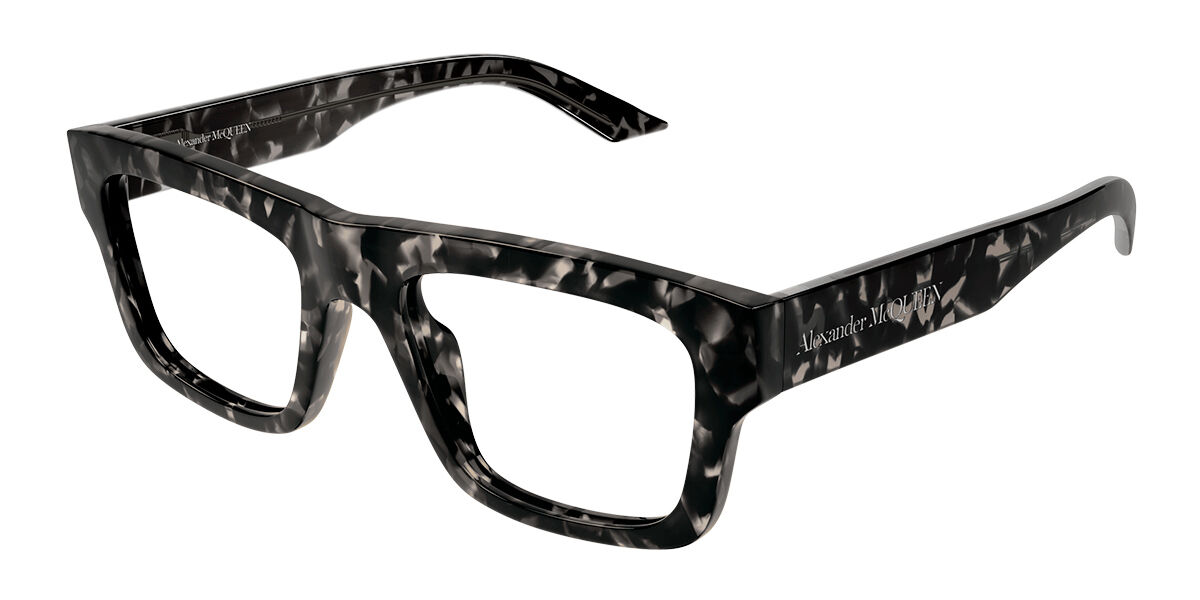 Photos - Glasses & Contact Lenses Alexander McQueen AM0452O 002 Men's Eyeglasses Tortoises 