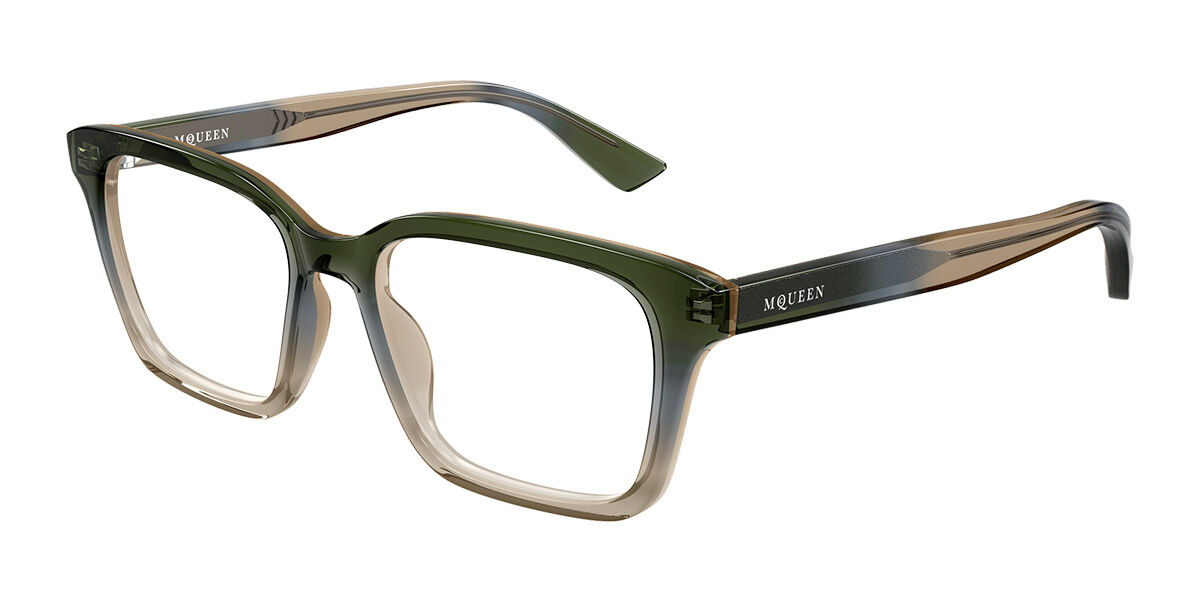 Alexander McQueen AM0566O Men's Glasses, Brown, Size 53