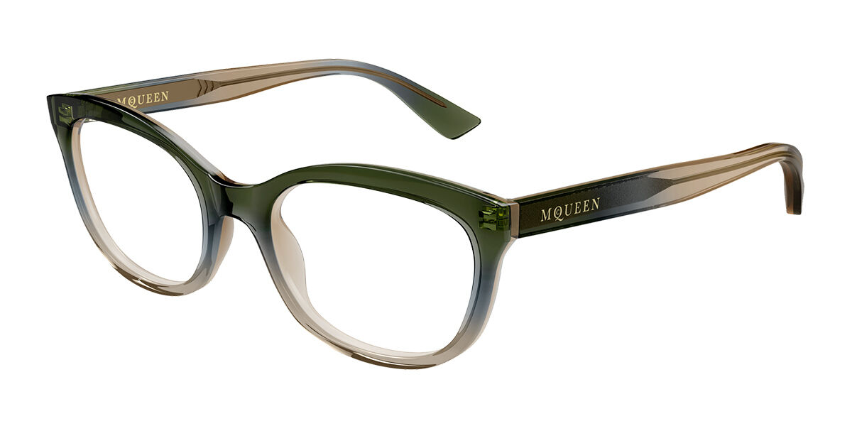Alexander McQueen AM0569O Women's Glasses, Brown, Size 53