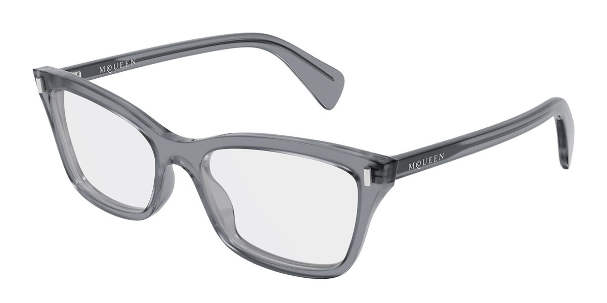 Alexander McQueen AM0584O 007 Women’s Glasses Clear Size 54 - Free Lenses - Blue Light Block Available