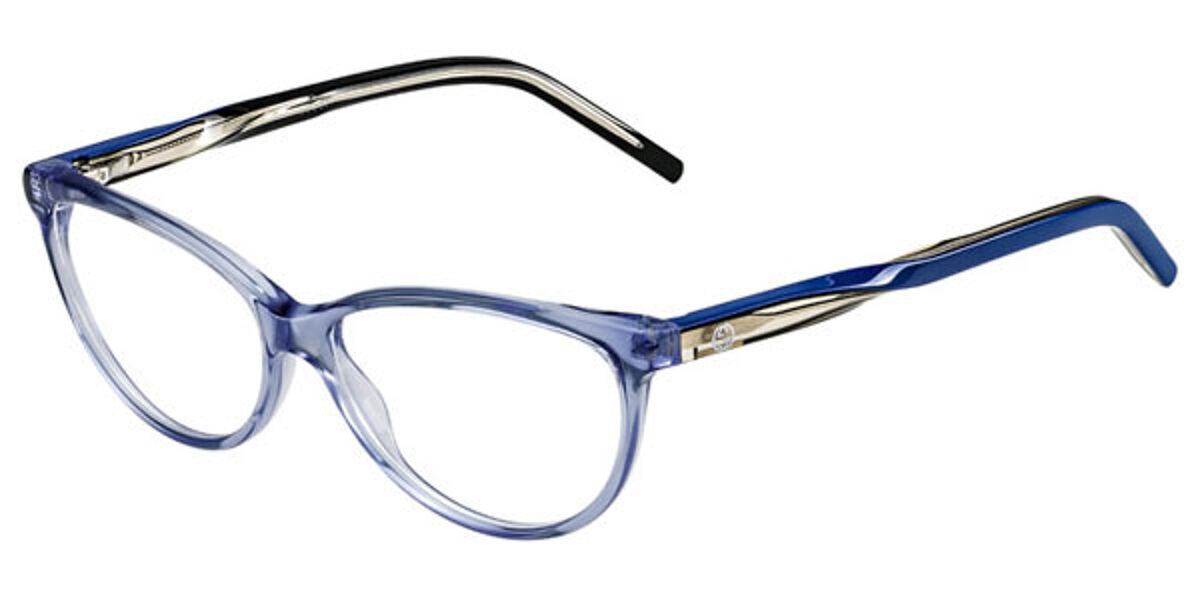 Gucci GG3642 0XA/14 Glasses Blue Black Beige | VisionDirect Australia