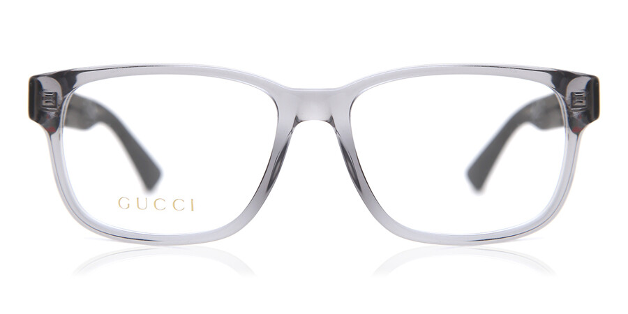 Gucci GG0011O 003 Glasses Transparent Grey | SmartBuyGlasses New Zealand