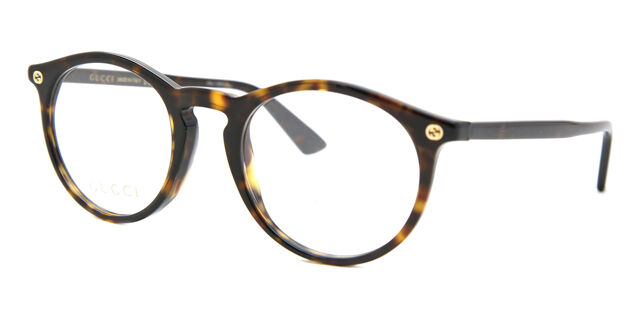 Gucci GG0121O 002 Tortoiseshell Eyeglasses | SmartBuyGlasses US display picture 2