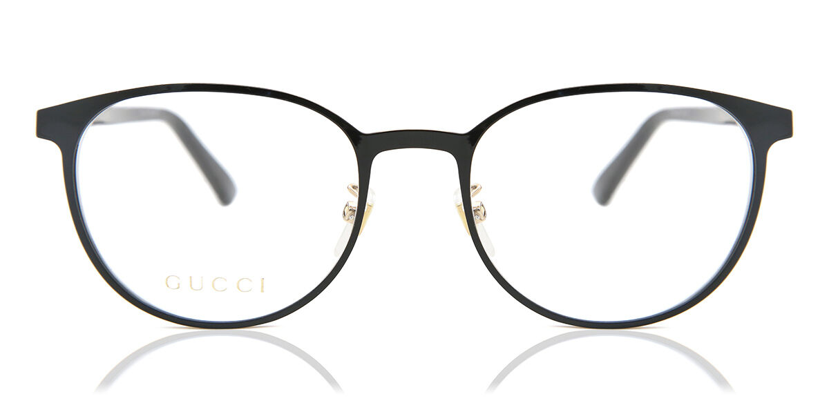 Photos - Glasses & Contact Lenses GUCCI GG0293O 002 Men's Eyeglasses Black Size 52  - Blue (Frame Only)