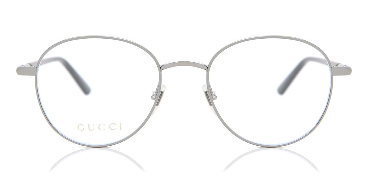 Photos - Glasses & Contact Lenses GUCCI GG0392O 001 Men's Eyeglasses Grey Size 51  - Blue (Frame Only)