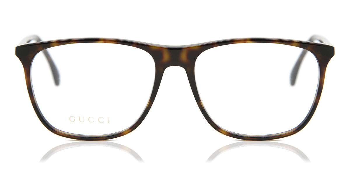 Gucci GG0554O 002 Glasses Havana | VisionDirect Australia