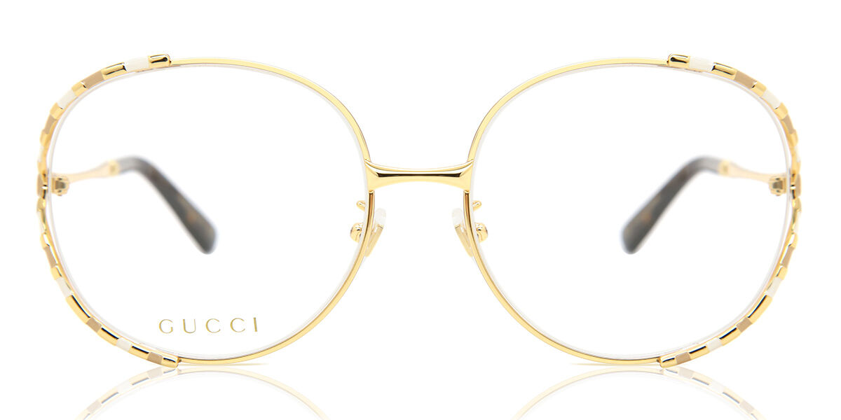 Gucci GG0596OA Asian Fit 002 Glasses Gold | SmartBuyGlasses UK