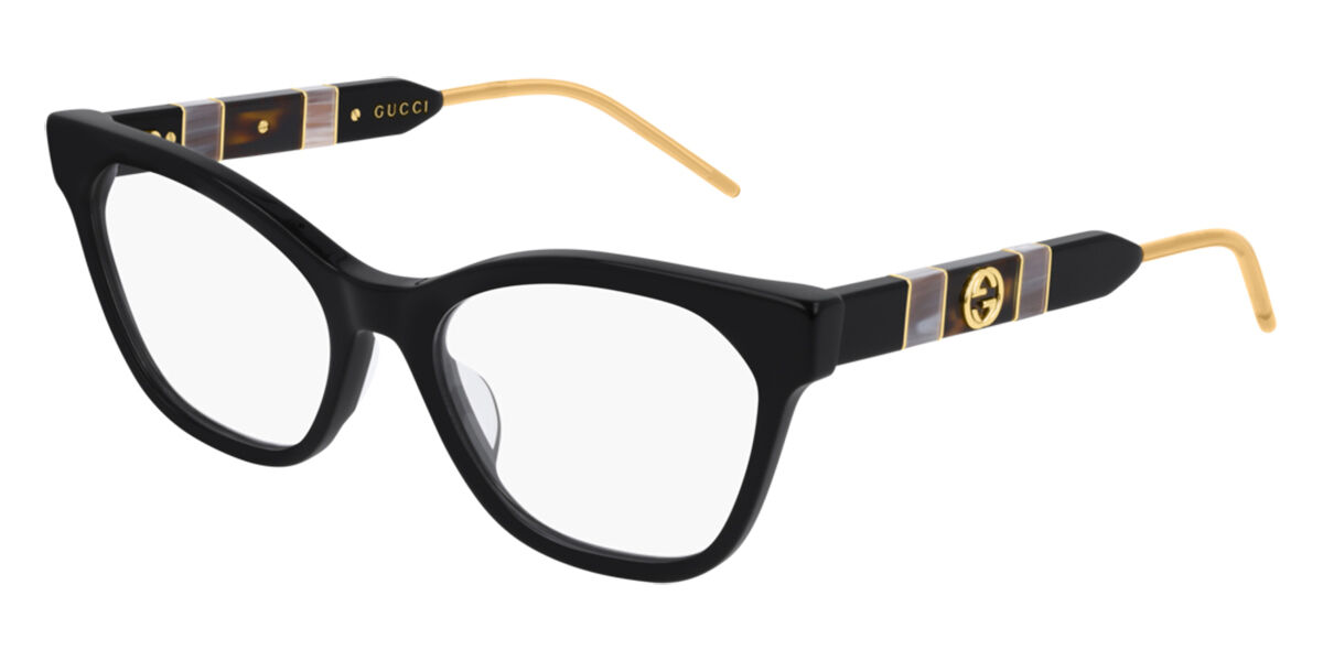 Photos - Glasses & Contact Lenses GUCCI GG0600O 001 Women's Eyeglasses Black Size 54  - Bl (Frame Only)