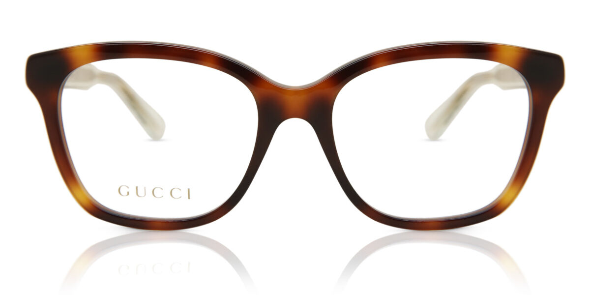 Gucci GG0566O 002 Eyeglasses in Havana | SmartBuyGlasses USA