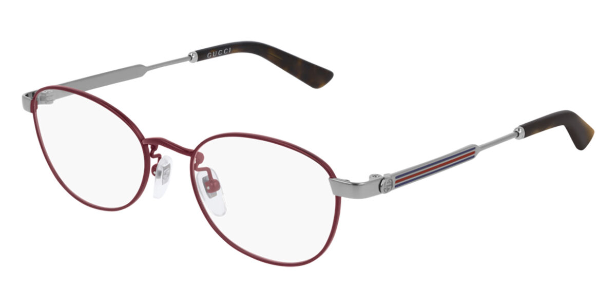 Gucci GG0591OJ Asian Fit 003 Glasses Red | SmartBuyGlasses India