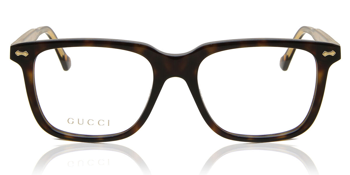 Photos - Glasses & Contact Lenses GUCCI GG0737O 006 Men's Eyeglasses Tortoiseshell Size 53 (Frame Only 