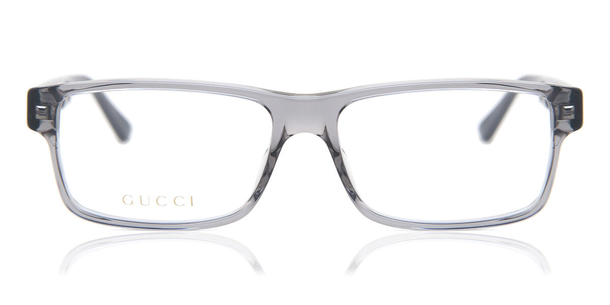 Photos - Glasses & Contact Lenses GUCCI GG0752O 003 Men's Eyeglasses Clear Size 56  - Blue (Frame Only)