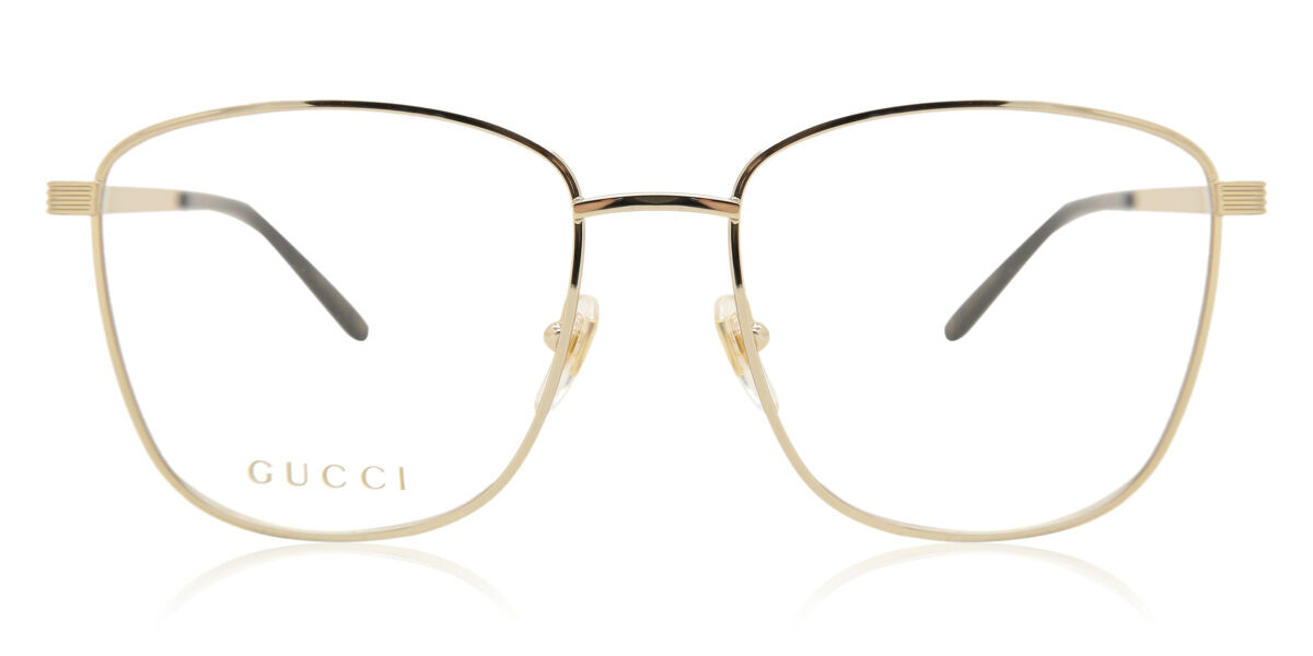Gucci GG0804O 001 Women’s Eyeglasses Gold Size 54 - Blue Light Block Available