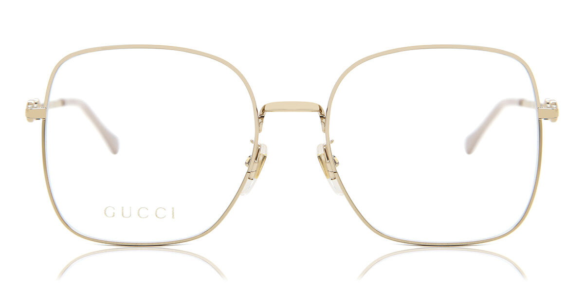 Gucci GG0883OA Asian Fit 001 Eyeglasses in Gold | SmartBuyGlasses USA