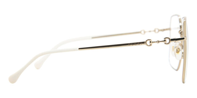 NEW GUCCI GG0952O 001 GOLD WHITE EYEGLASSES Gucci GG0952O 001 Gold Eyeglasses | SmartBuyGlasses US main image 2