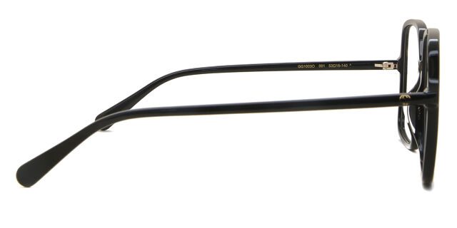 GUCCI 100% AUTHENTIC BLACK GLASSES WITH CASE Gucci GG1003O 001 Shiny Black Eyeglasses | SmartBuyGlasses US main image 3
