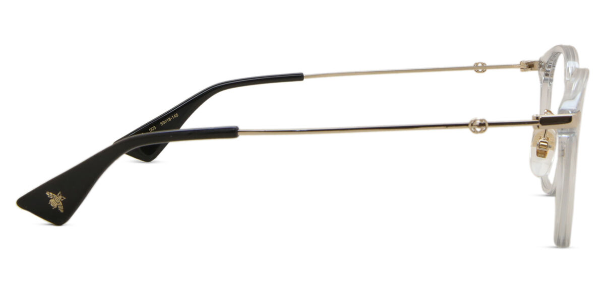 メガネ Gucci Eyeglass Frame GG1014OA 001 Black Asian Fit Gucci Gg1014oa Women Black Round Eyeglasses – Otticanet USA