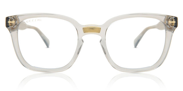 Gucci GG0184S 001 Blue-Light Block Square Grey Sunglasses  display picture 3
