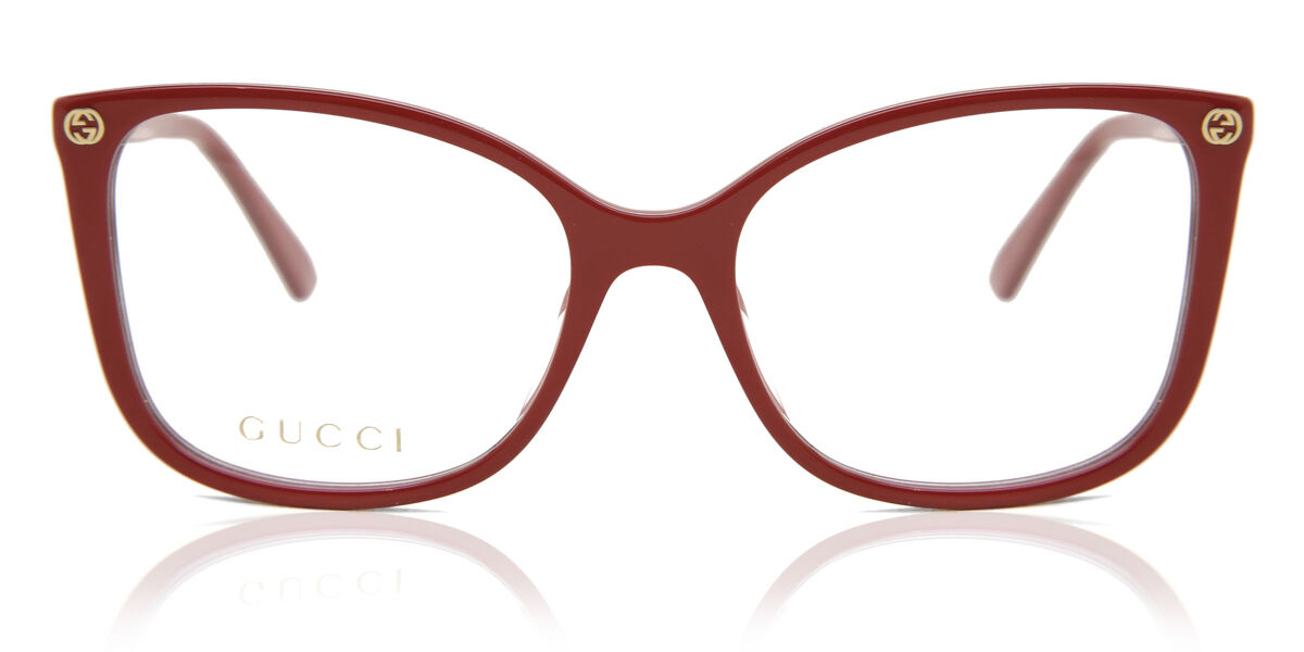 Gucci GG0026O 013 Glasses Transparent Nude | VisionDirect Australia