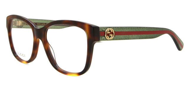 Gucci Tortoise shell frame, green red glitter sides Brand New Authentic Gucci Sunglasses GG 0847 004 Tortoise  main image 4