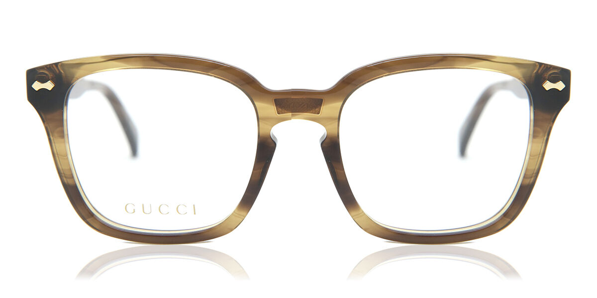 Gucci GG0184O 010 Óculos De Grau Tortoiseshell Masculino