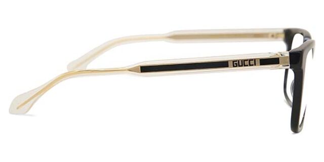 Gucci GG0560ON 005 Shiny Black Eyeglasses | SmartBuyGlasses US display picture 3