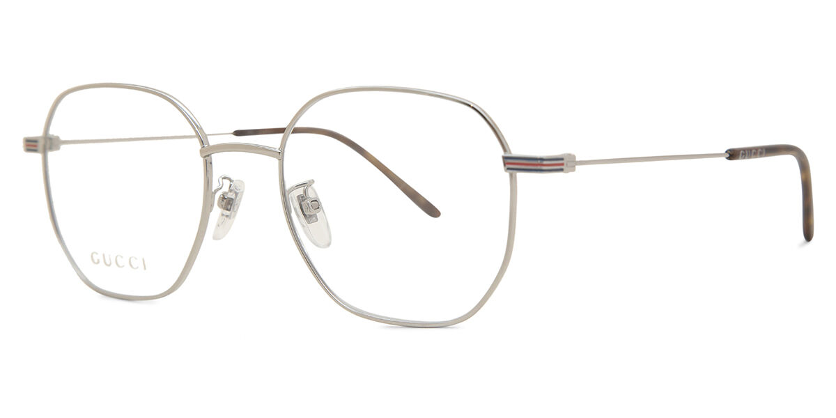 メガネ Gucci Glasses Frame GG1125OA 003 Luxury Silver Asian Fit Gucci GG1125OA Asian Fit 003 glasses | Buy online now
