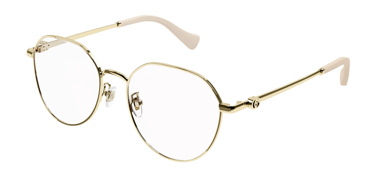 Gucci GG1145O 003 Glasses Gold | VisionDirect Australia