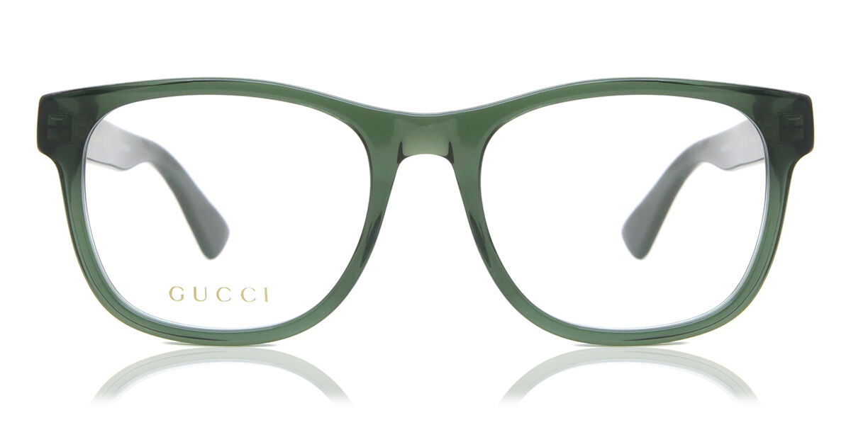 UPC 889652407203 product image for Gucci GG0004ON 011 Men's Glasses Green Size 53 - Free Lenses - HSA/FSA Insurance | upcitemdb.com