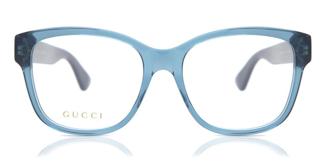 Gucci GG0038ON 012 Transparent Blue Eyeglasses  display picture 2
