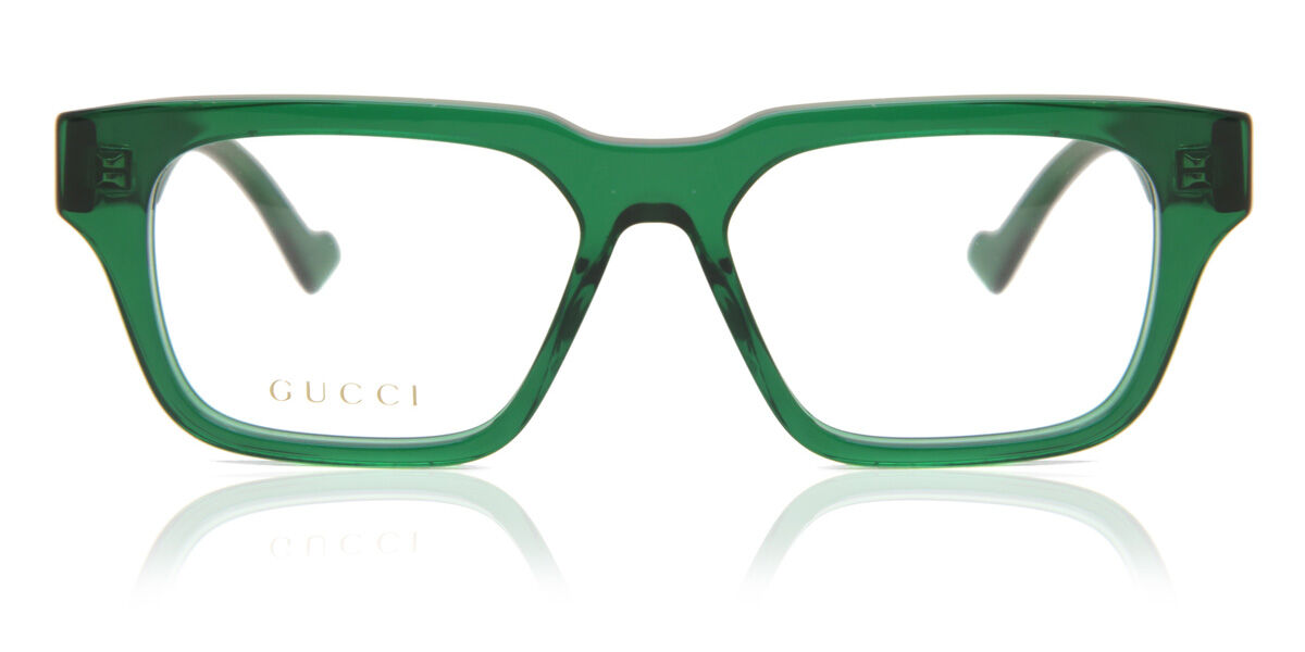 Gucci GG0963O 004 Eyeglasses in Transparent Green SmartBuyGlasses USA