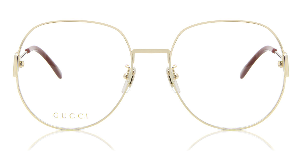 Gucci GG1208O 001 Glasses Gold VisionDirect Australia