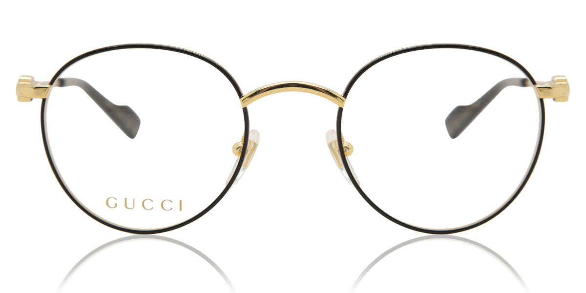 Gucci GG1222O 001 Glasses Black Gold SmartBuyGlasses Canada