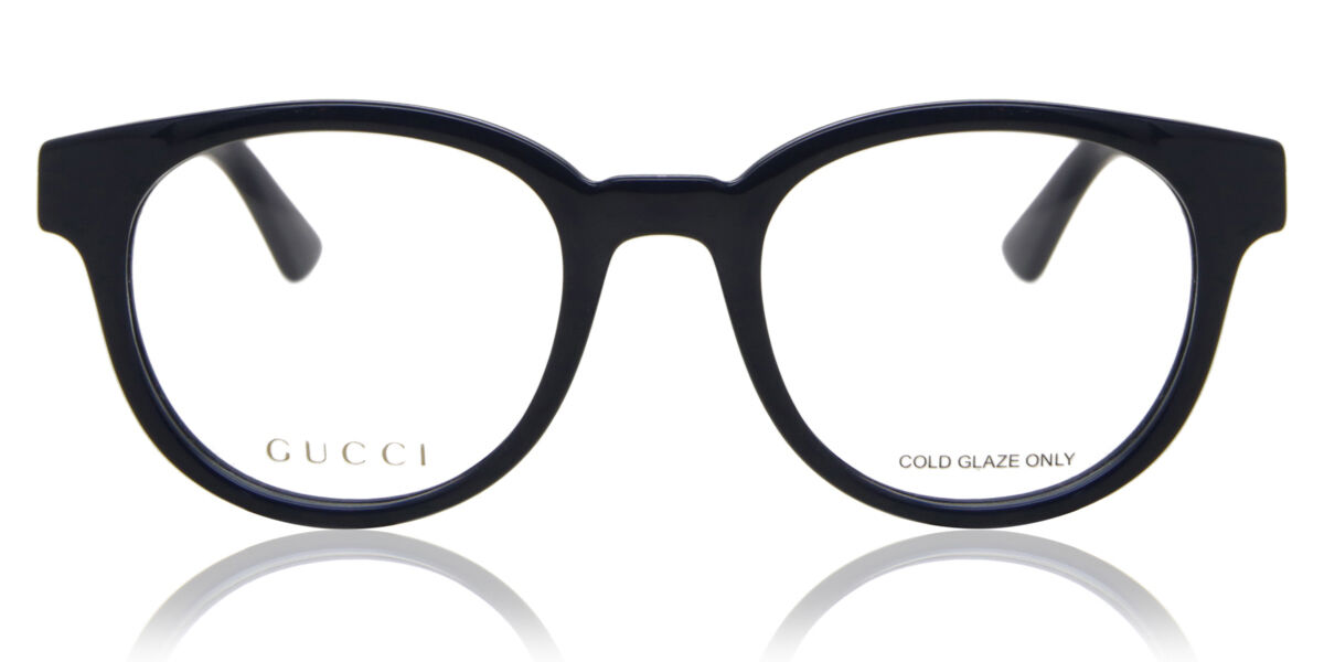 Gucci GG0769O 004 Men's Eyeglasses Blue Size 50 - Blue Light Block Available