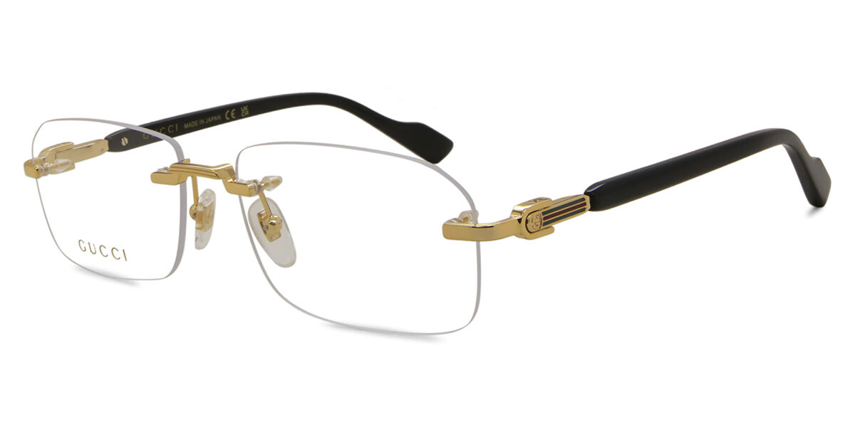 メガネ Gucci Eyewear GG1221O 001 Luxury Rimless Unisex Gucci GG1221O 001 Glasses - US