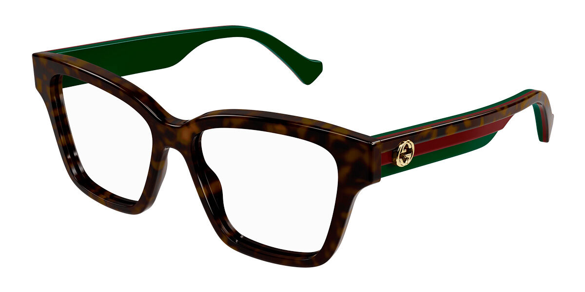 Photos - Glasses & Contact Lenses GUCCI GG1302O 006 Women's Eyeglasses Tortoiseshell Size 55 (Frame On 