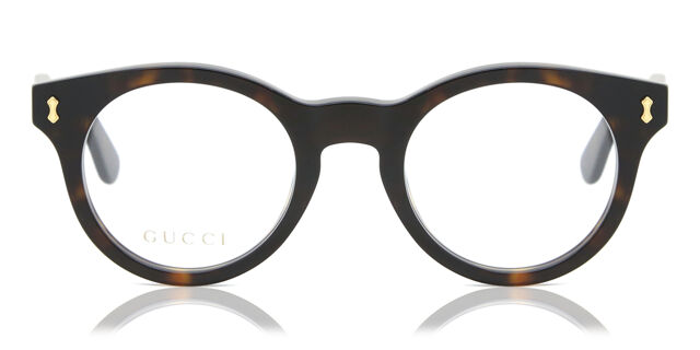 Gucci GG1266O 004 Tortoise Eyeglasses | SmartBuyGlasses US display picture 2