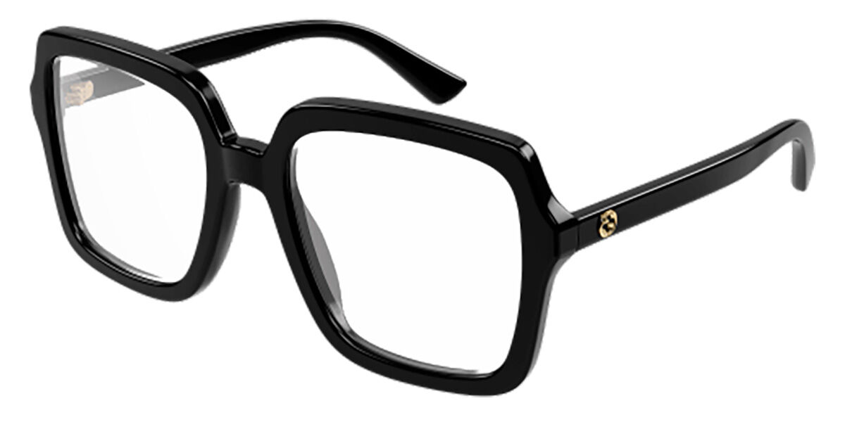 Gucci GG1318O 001 Glasses Black | VisionDirect Australia