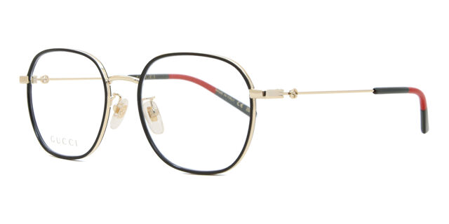 Gucci GG1198OA Asian Fit 001 Black Gold Eyeglasses  display picture 3