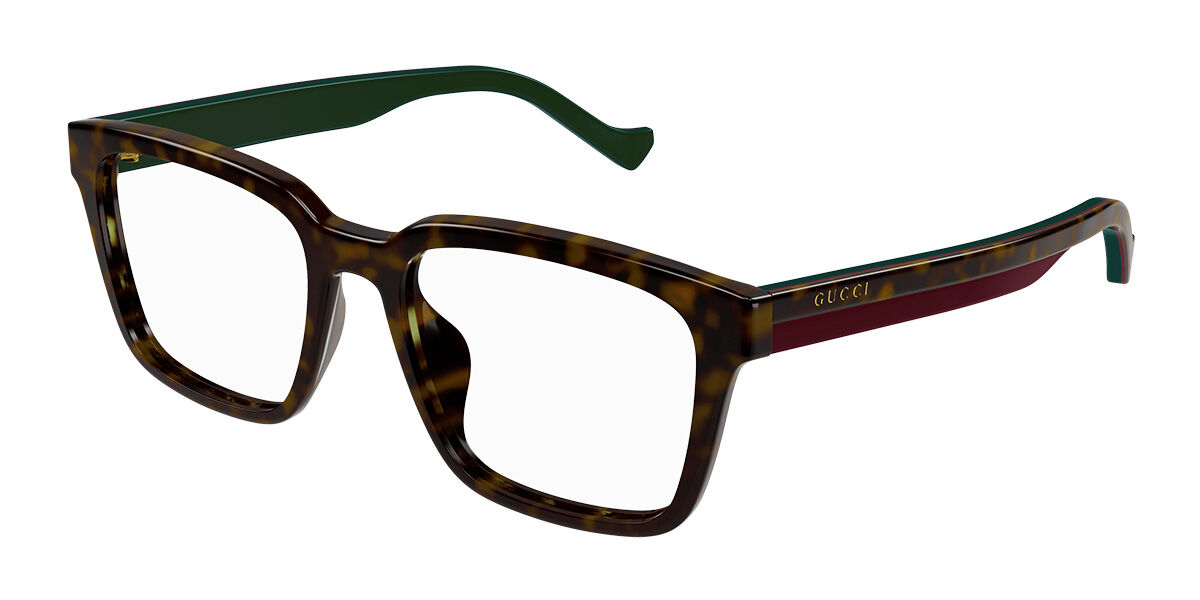 Photos - Glasses & Contact Lenses GUCCI GG1306OA Asian Fit 002 Men's Eyeglasses Tortoiseshell Size 54 