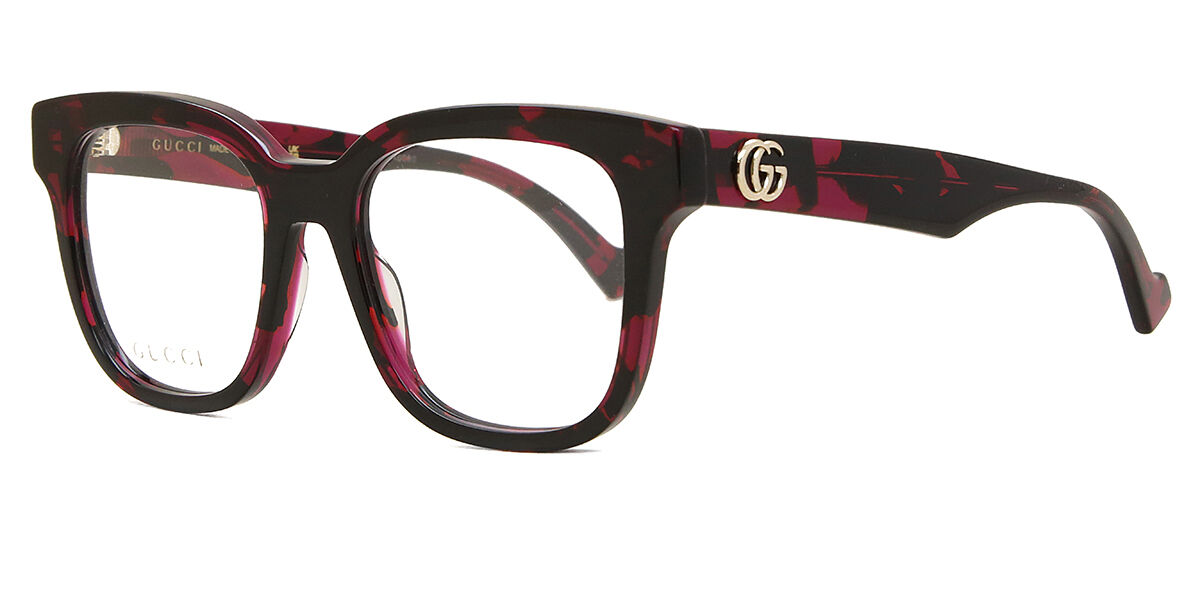GUCCI スクエアフレムメカネ GG0958O 004 Gucci Gg0958o Black Female Square Optical Frames | Eyewear Index