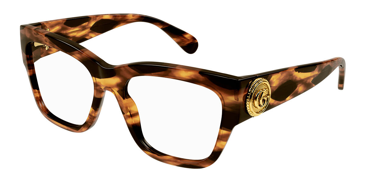 Gucci GG1410O 002 53 Tortoiseshell Damskie Okulary Korekcyjne