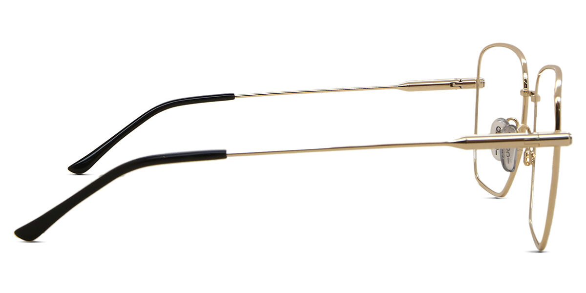 GUCCI ゴールド　スクエアサングラス　gg1414o 001 メガネ　眼鏡 Gucci GG1414O Asian Fit 001 Gold Eyeglasses | SmartBuyGlasses US