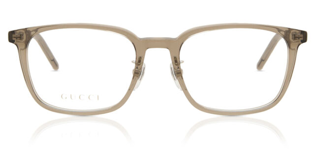 Gucci Brown Eyeglasses Unisex Gucci GG1525O 002 Eyeglasses Dark Havana - eye-oo.com main image 4