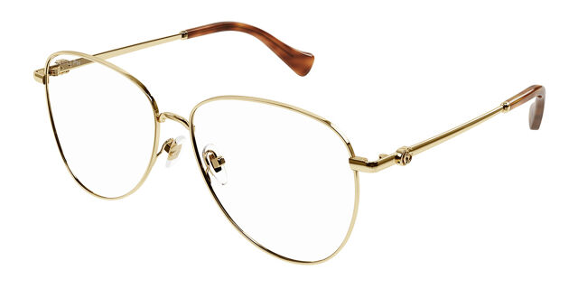 Gucci GG1419S 004 Gold Eyeglasses | SmartBuyGlasses US display picture 1