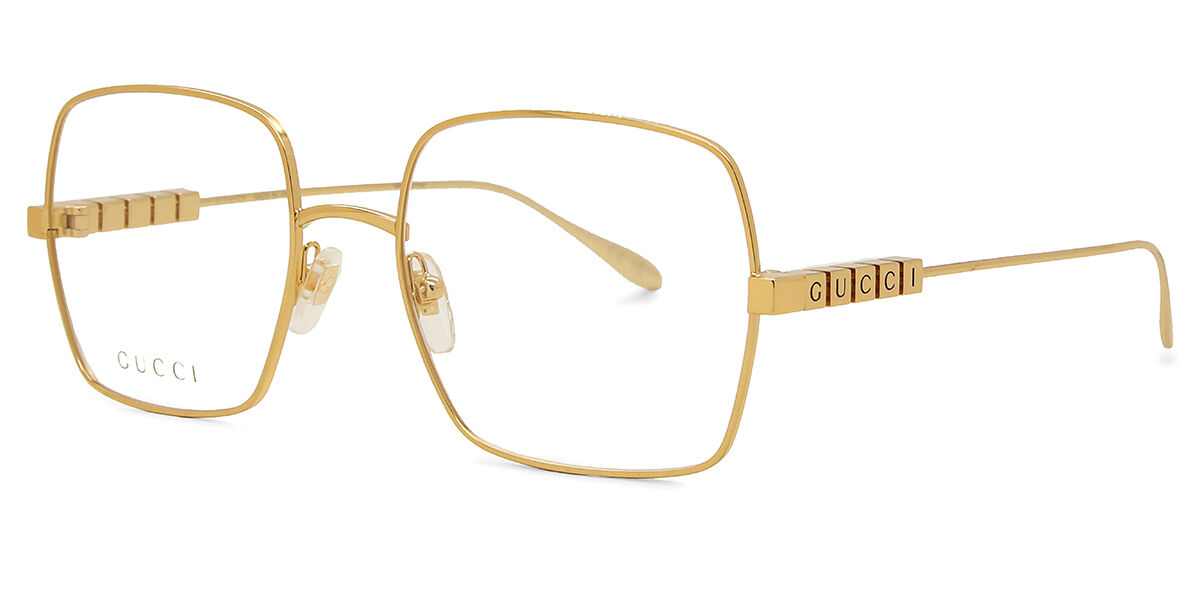 Gucci GG1434O 001 Gold Eyeglasses | SmartBuyGlasses US