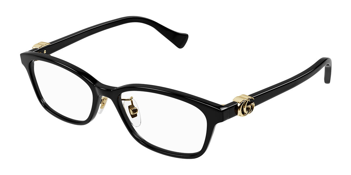 Gucci GG1473OJ Asian Fit 001 Glasses Black | VisionDirect Australia