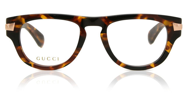 Gucci GG1519O 002 Tortoise Eyeglasses | SmartBuyGlasses US display picture 1